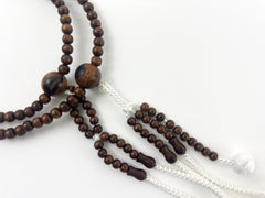 New Sandalwood Beads with Knitted Tassels #3