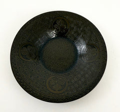 Premium Japanese Metal Bronze Fruit Dish