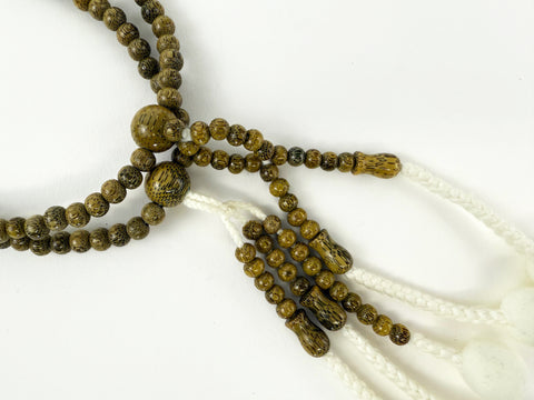 Bamboo Beads with Cotton Tassel