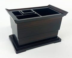 Ebony Candle & Incense Keeper Box