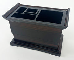 Ebony Candle & Incense Keeper Box