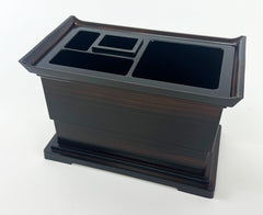 Ebony Candle & Incense Keeper Box