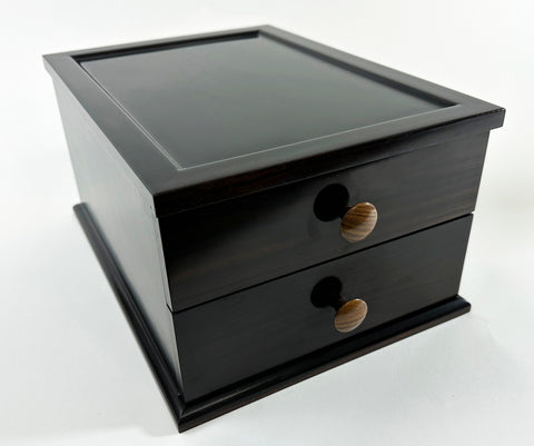 Vintage Premium Ebony Wood Incense Storage Box