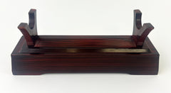 Large Red Sandalwood Bell Stick Holder for (9.75" - 14" Long) Bell Stick (Display Model)