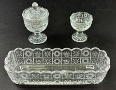 Crystal Water & Rice Cup Set with Incense Burner