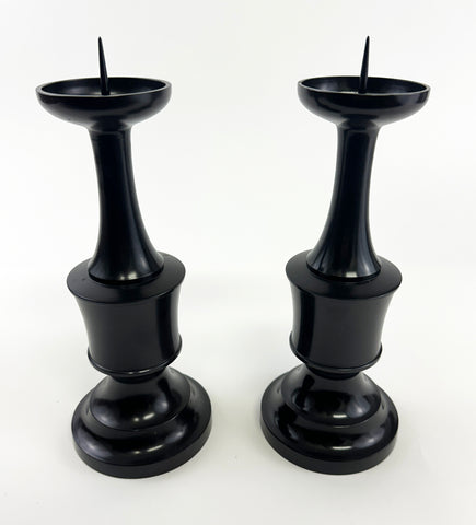 10" H Metal Candle Stands Set