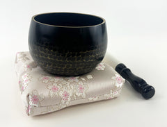 Irregular No. 5 Bell (6.75" Diameter) with Sakura Flower Cushion Set