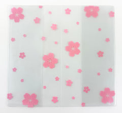 JAPANESE - Large Sutra Book Cover with Pink Sakura Flowers