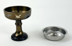 Bokashi Rice Cup with Removable Metal Insert with Flying Crane