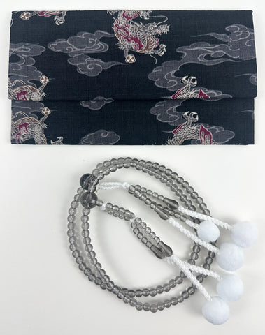 Clear Grey Beads Set - Large Beads (Large Beads Case)