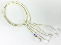 White Beads with S.G.I. Tassel