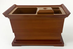 Brown Candle & Incense Keeper Box