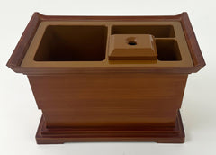 Brown Candle & Incense Keeper Box