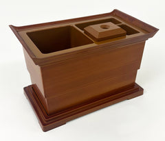 Brown Candle & Incense Keeper Box