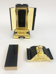 Premium Black Memorial Tablet (Ihai) with Golden Trim #2